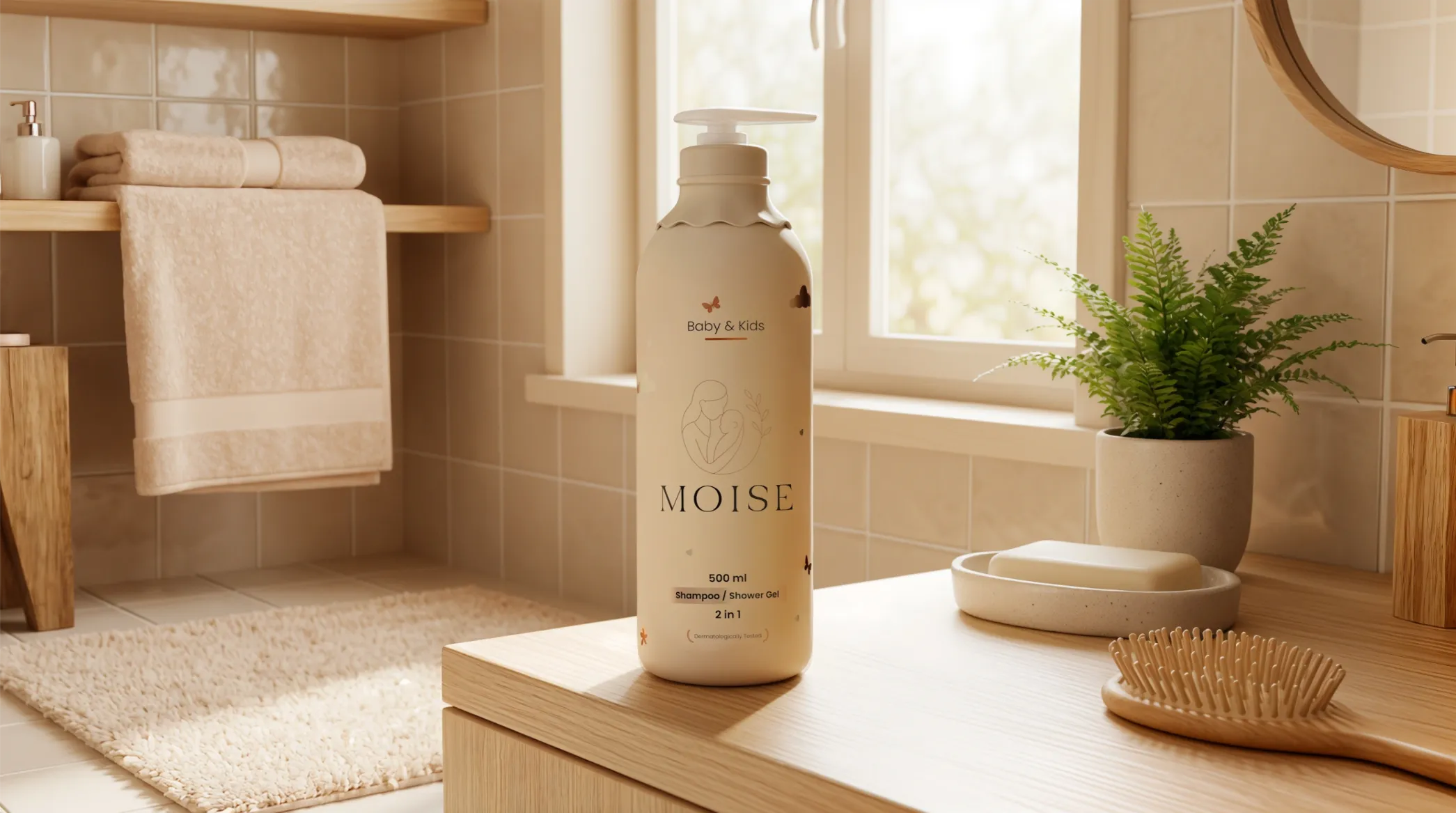 Tear-free, so splashing is fine