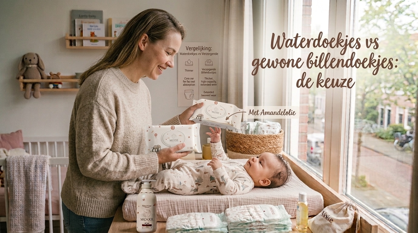Waterdoekjes vs gewone billendoekjes: wat is het verschil?