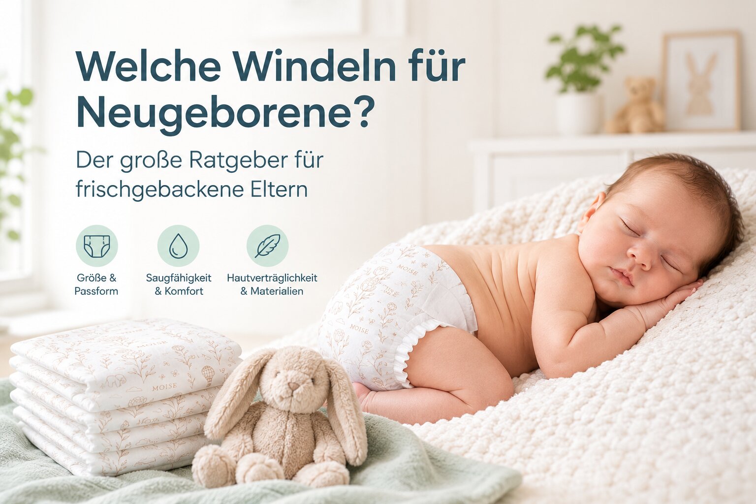 Welche Windeln für Neugeborene? Der große Ratgeber für frischgebackene Eltern