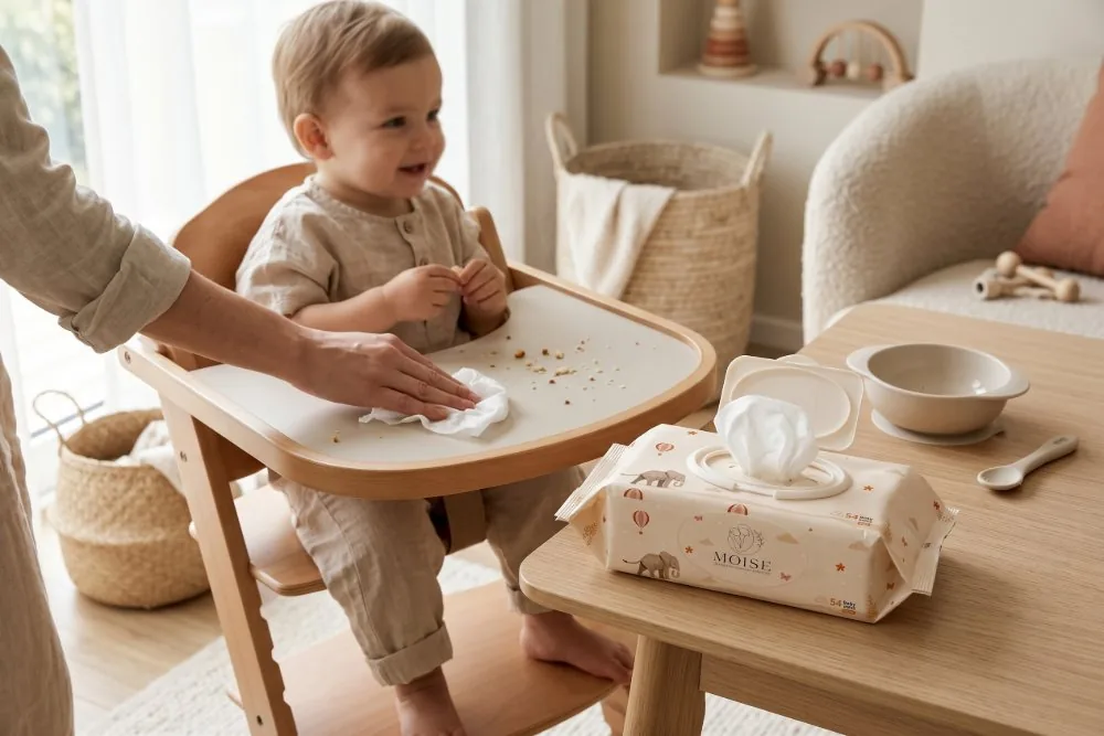 Kinderstoel en tafel